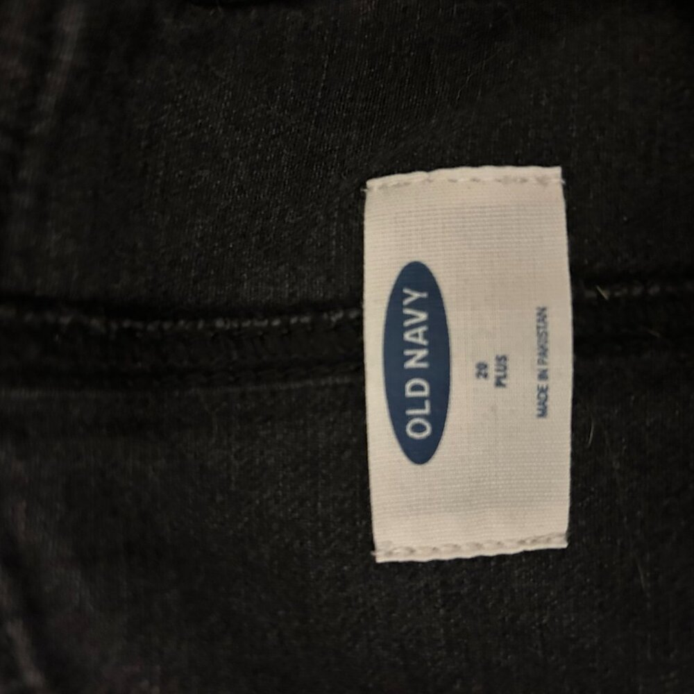 Old Navy Black Denim Overalls - Picture 6 of 7